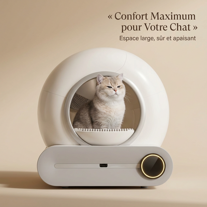 Litière robot autonettoyante