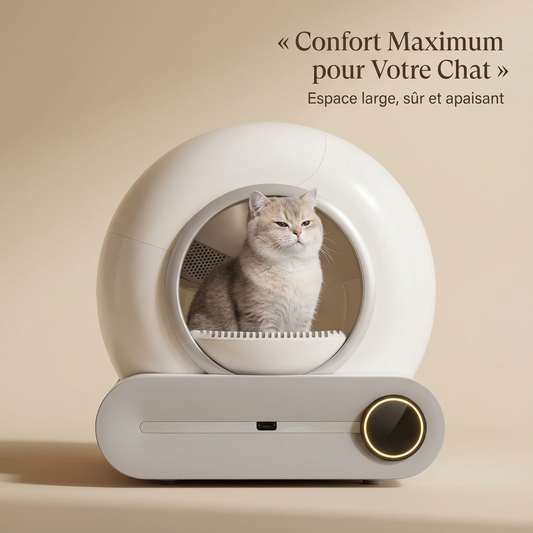 Litière robot autonettoyante