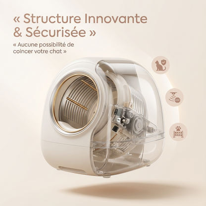 Litière robot autonettoyante