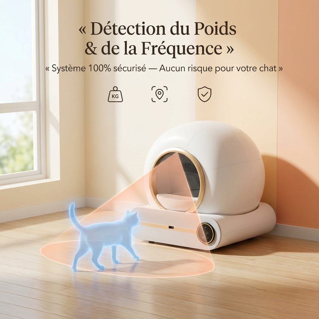 Litière robot autonettoyante